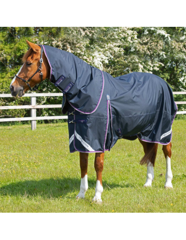 Premier Equine Buster 70g Turnout Rug with Classic Neck Cover Navy