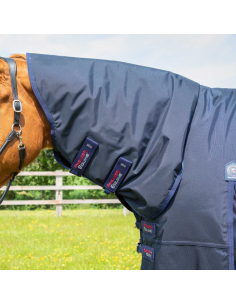 Couverture Premier Equine Buster Classic 90g Avec Couvre Cou Marine 2
