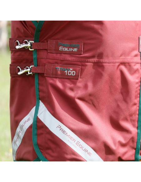 Couverture Premier Equine Titan Original 100g Bordeaux