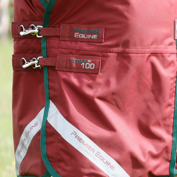 Couverture Premier Equine Titan Original 100g Bordeaux