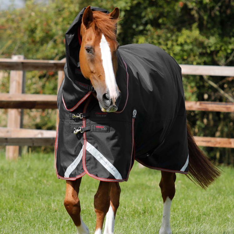 Tapis D'aiguillage Premier Equine Titan 40g - Taille 6'3'' - Avec Housse Ajustée - Neuf