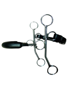 Jump'In Full Cheek Rigid Hackamore Black
