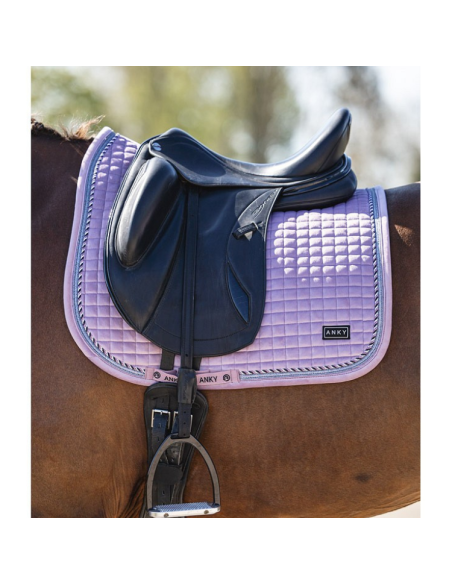 Tapis De Selle Anky Velvet Dressage  mauve shadows