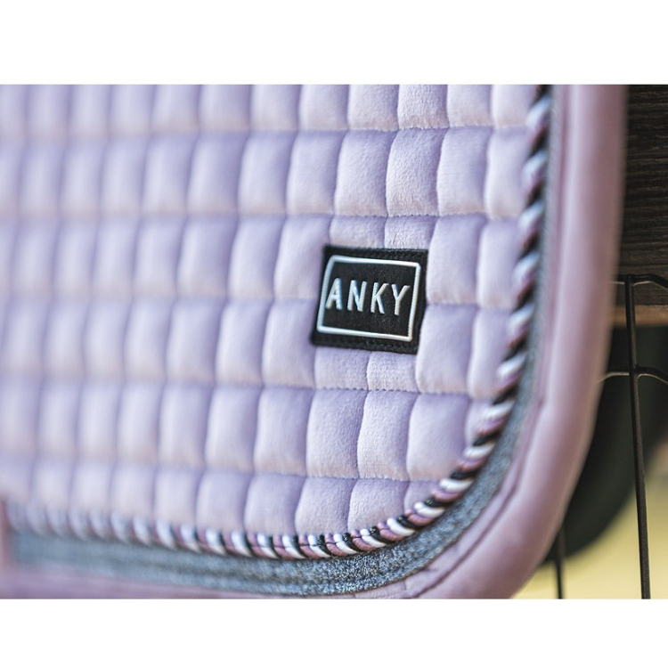 Tapis De Selle Anky Velvet Dressage  mauve shadows