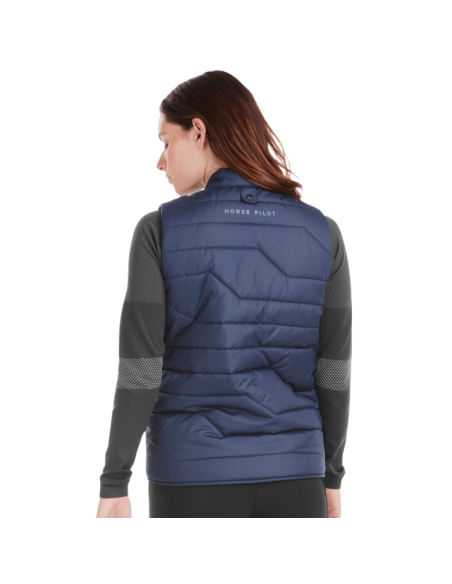 Doudoune Horse Pilot Sans Manche E-Kelvin II Femme Marine
