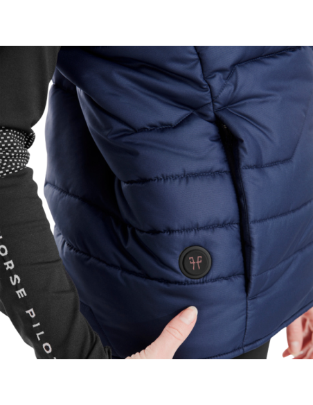 Doudoune Horse Pilot Sans Manche E-Kelvin II Femme Marine