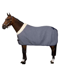 Couverture Polaire HV Polo Franka marine
