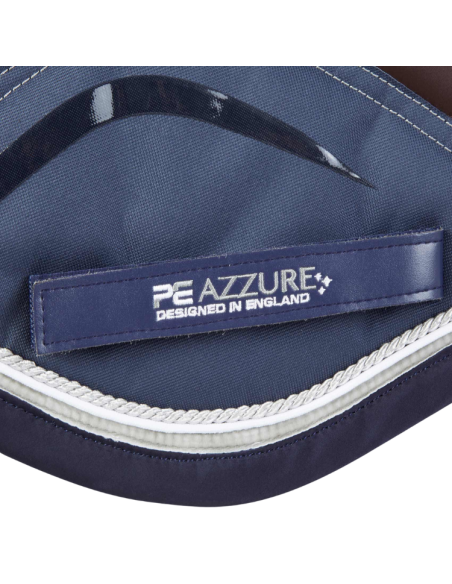 Tapis De Selle Premier Equine Satin Azzure Jumping Marron