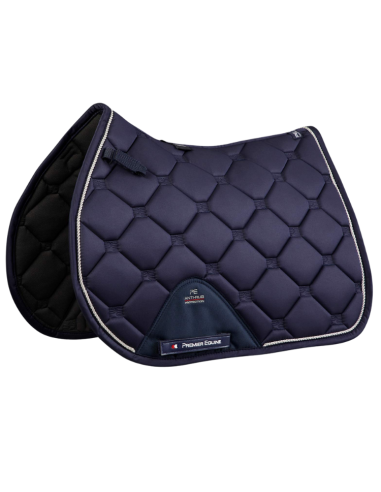 Premier Equine Saltare Close Contact Jumping Square Navy