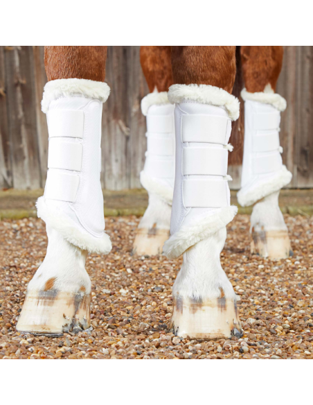Guêtres Premier Equine Techno Antérieurs et Postérieurs Blanc
