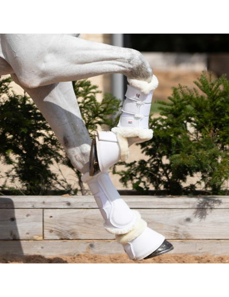 Guêtres Premier Equine Techno Antérieurs et Postérieurs Blanc