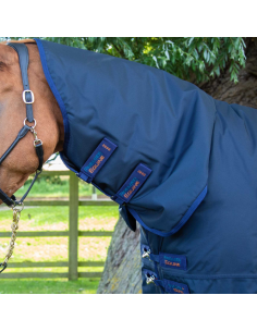 Couverture Premier Equine Buster Storm 420g Avec Couvre Cou Marine 2