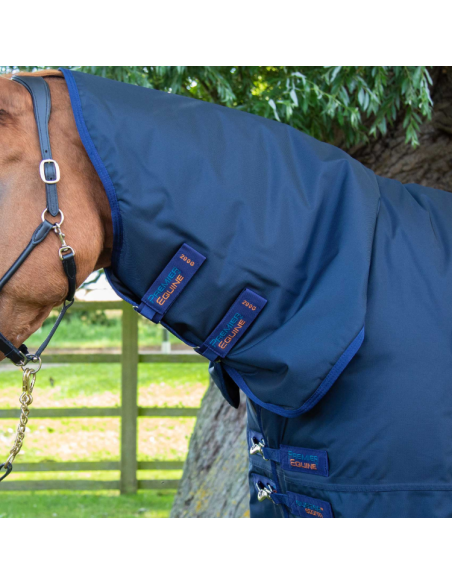 Couverture Premier Equine Buster Storm 420g Avec Couvre Cou Marine