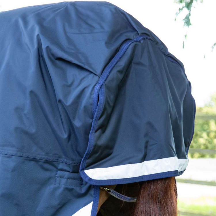 Couverture Premier Equine Buster Storm 420g Avec Couvre Cou Marine
