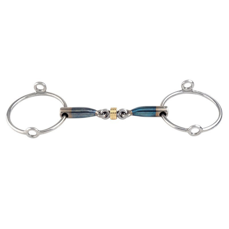 Mors Releveur Trust Sweet Iron Double Brisure à Anneaux