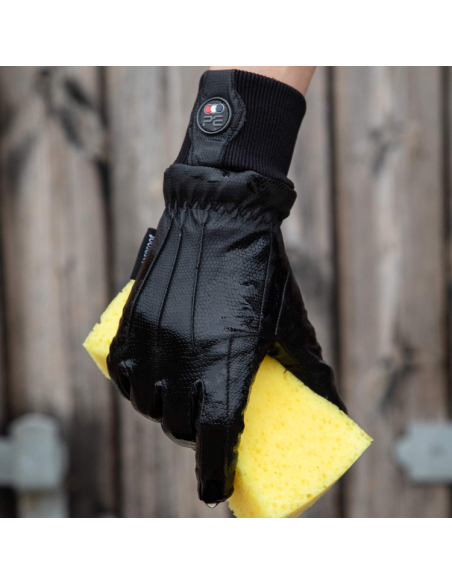 Gants D'équitation Premier Equine Dajour Waterproof Noir