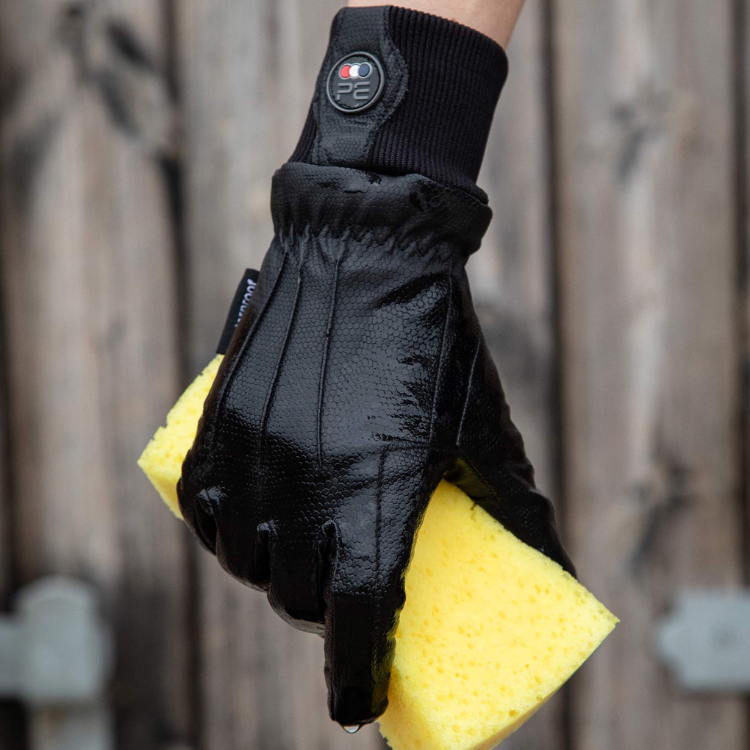 Gants D'équitation Premier Equine Dajour Waterproof Noir