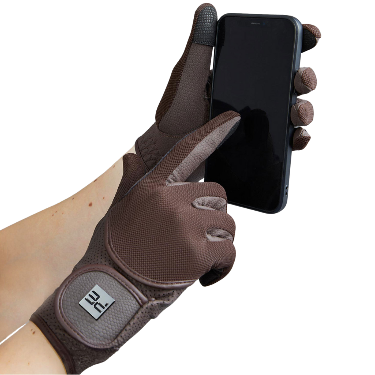 Gants D'équitation Premier Equine Mesh Presa Junior Marron