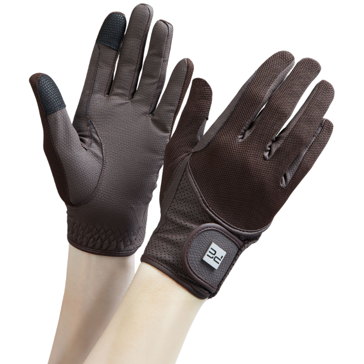 Gants D'équitation Premier Equine Mesh Presa Junior Marron