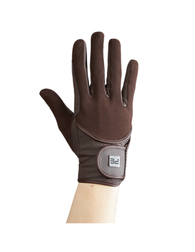 Gants D'équitation Premier Equine Mesh Presa Junior Marron