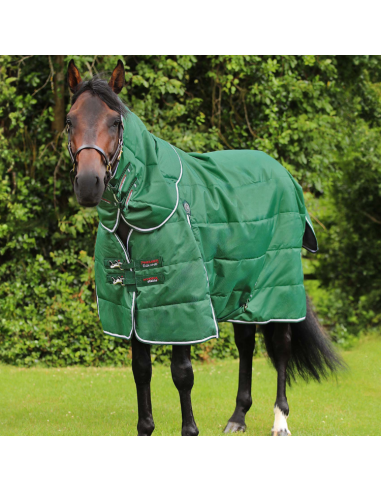 Premier Equine Hydra 200g Stable Rug With Neck Cover Green