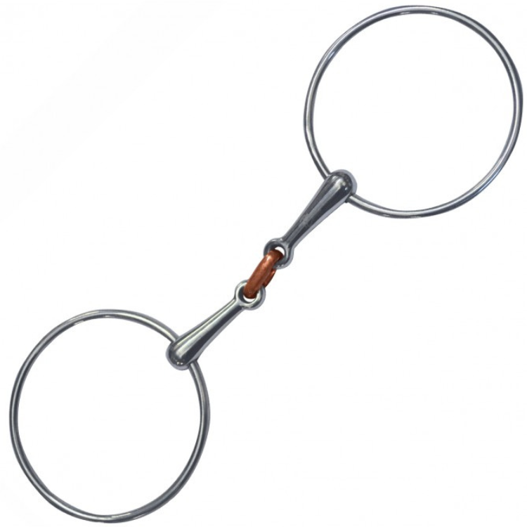 Mors 2 Grands Anneaux Privilège Equitation Double Brisure