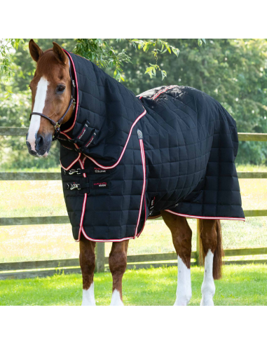Premier Equine Lucanta 200g Stable Rug With Neck Cover Black