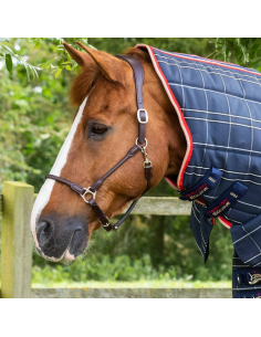 Couverture D'écurie Premier Equine Domus 400g Avec Couvre Cou Marine 2