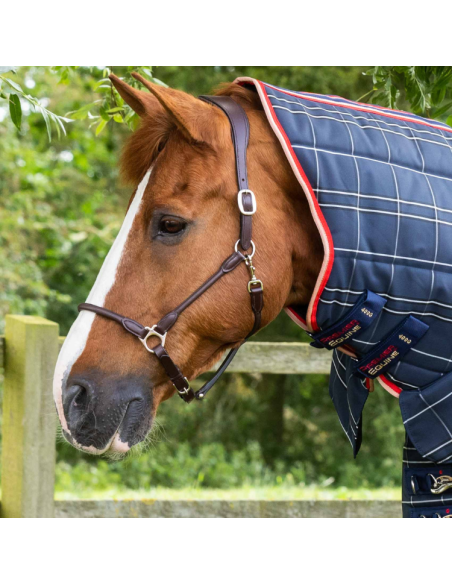 Couverture D'écurie Premier Equine Domus 400g Avec Couvre Cou Marine