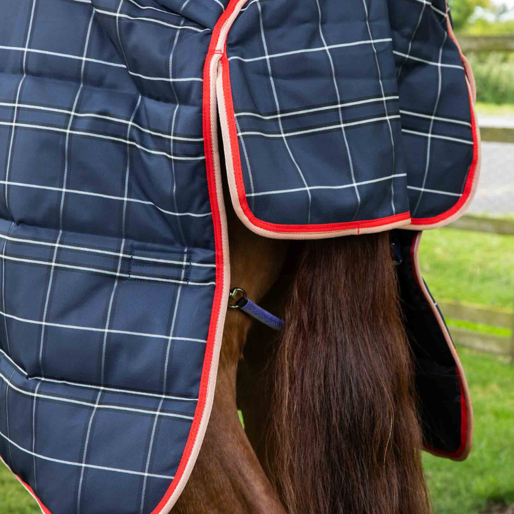 Couverture D'écurie Premier Equine Domus 400g Avec Couvre Cou Marine