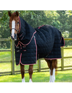 Couverture D'écurie Premier Equine Lucanta 450g Avec Couvre Cou Noir