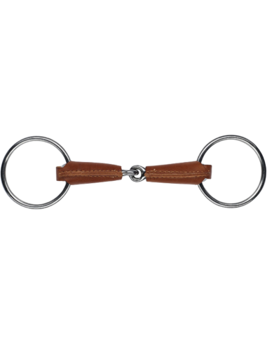 Feeling Leather Covered Ring Snaffle