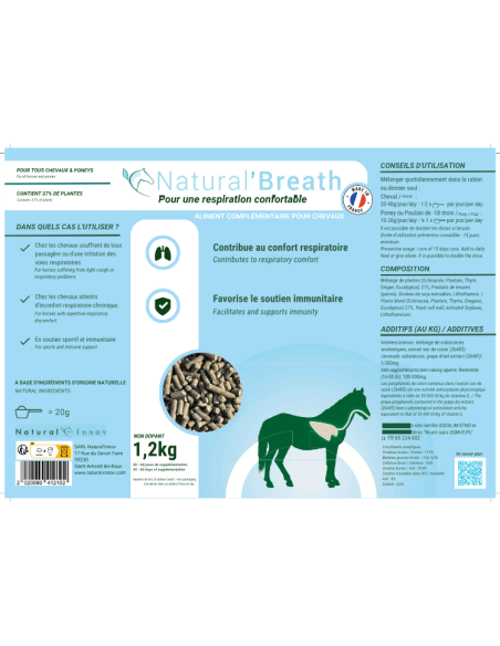 Complément Natural'Innov Natural'Breath 1,2kg