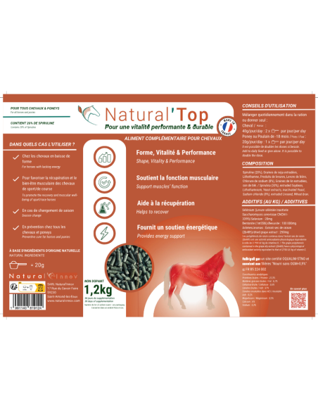 Compléments Natural'Innov Natural'Top 1,2kg