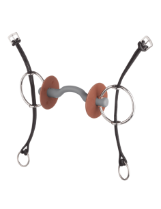 Beris With Tongue Port Bar Gag Bit