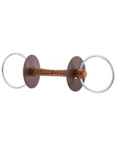Beris Leather Bar Loose Rings Bit