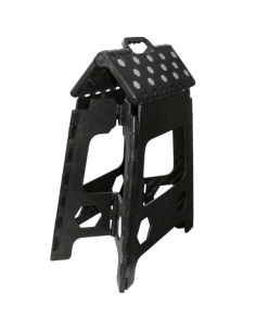 Tabouret-Marchepied Pliant Hippotonic Noir/Gris