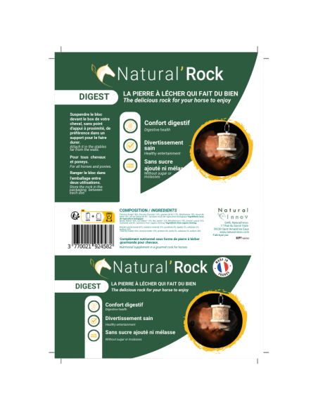 Pierre À Lécher Natural'Innov Natural'Rock 500g