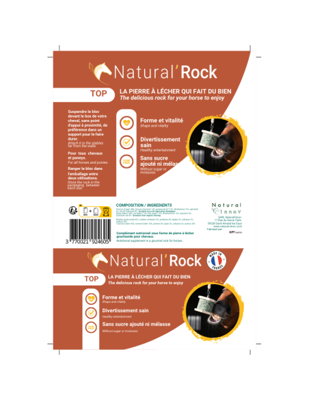 Pierre À Lécher Natural'Innov Natural'Rock Top 500g