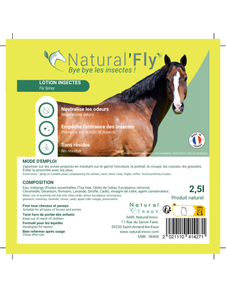 Spray Natural'Innov Natural'Fly 2,5L