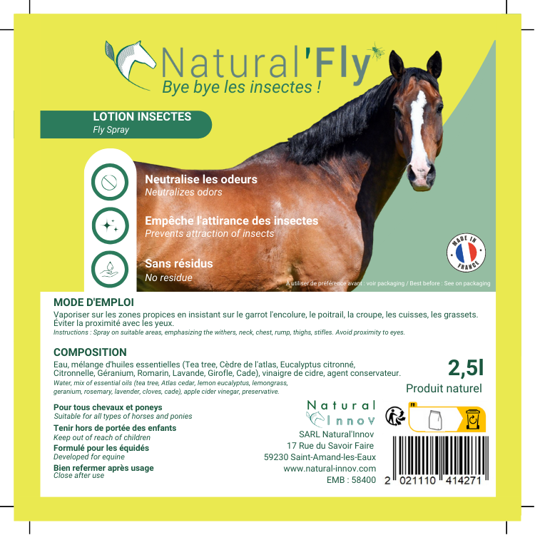 Spray Natural'Innov Natural'Fly 2,5L