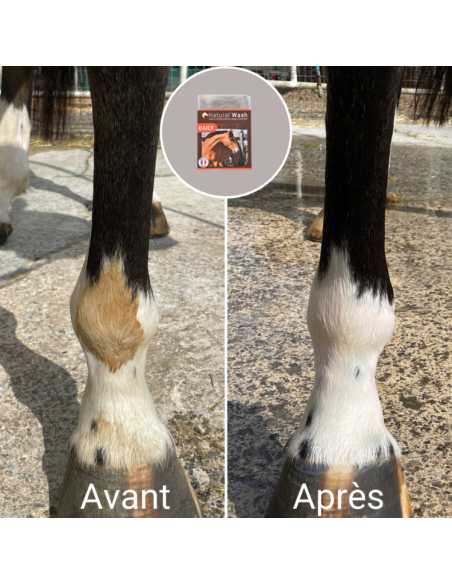 Savon Natural'Innov Natural'Wash Daily 100g Avant/après