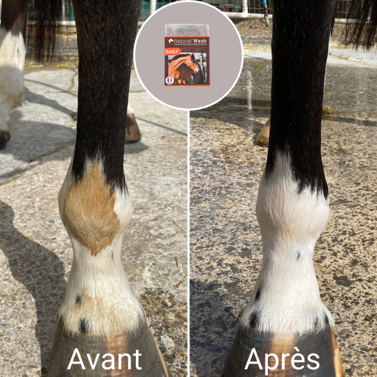 Savon Natural'Innov Natural'Wash Daily 100g Avant/après