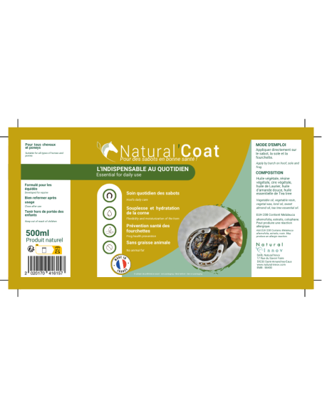 Onguent Natural'Innov Natural’Coat Incolore 500ml