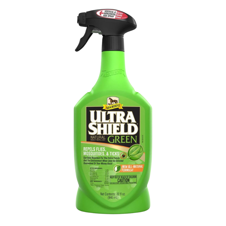 Spray anti-mouches Absorbine Ultrashield Green - PRODUITS ANTI-INSECTES