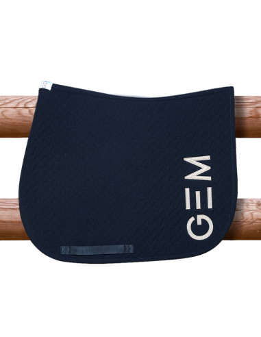 Tapis De Selle GEM Ten Obstacle Noir/Noir