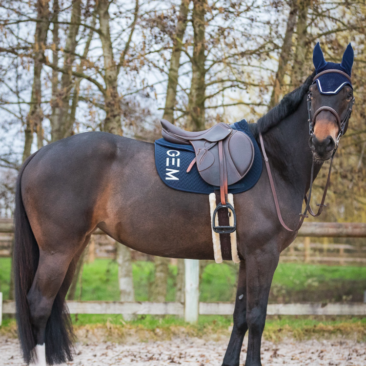 Tapis De Selle Gem Ten Marine