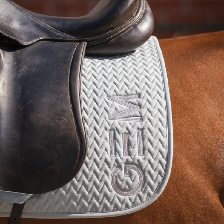 Tapis De Selle Gem Ten Dressage GRIS