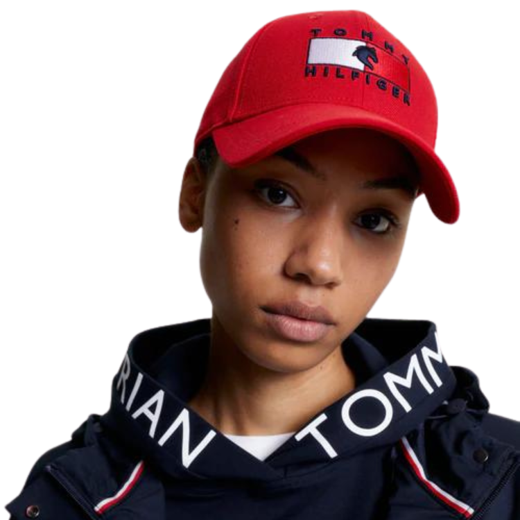 Casquette Tommy Equestrian Montreal ROUGE