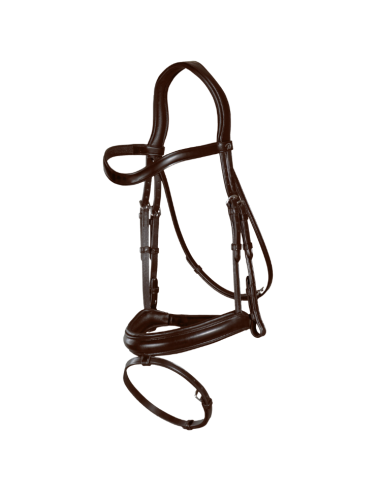 Bridon Dy'on Muserolle Combinée Moyenne NEC Noir